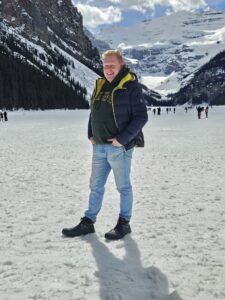 in the mountains